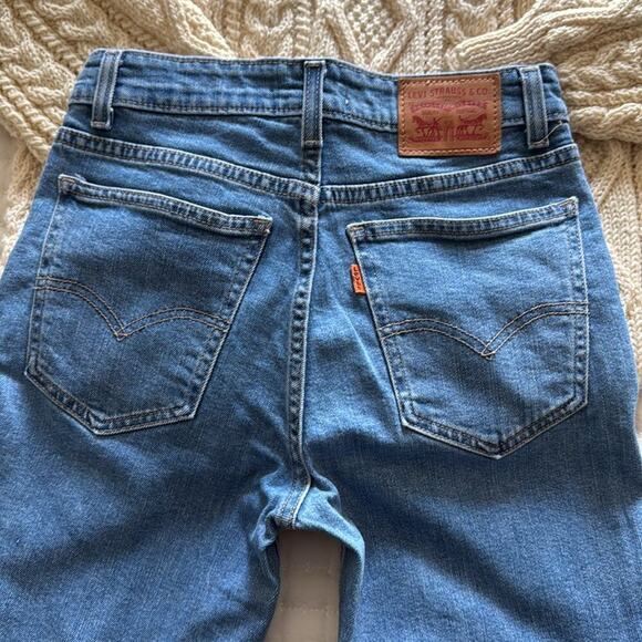 Levi's Orange Label 721 Vintage High Rise Skinny Jeans Size 26 - Picture 3 of 6